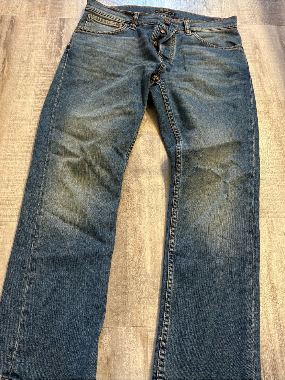 Nudie Jeans Grim Tim Button Fly Jeans 32x28
